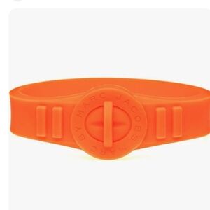 Marc by Marc Jacobs Glow Orange Silicone Bracelet NWT